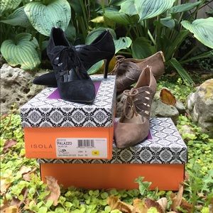👠Isola suede lace up pumps TWO COLORS‼️‼️🤗